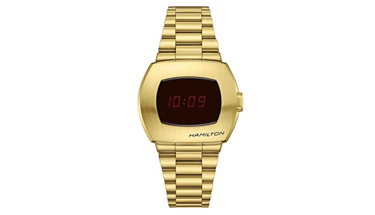 The Hamilton PSR in gold finish