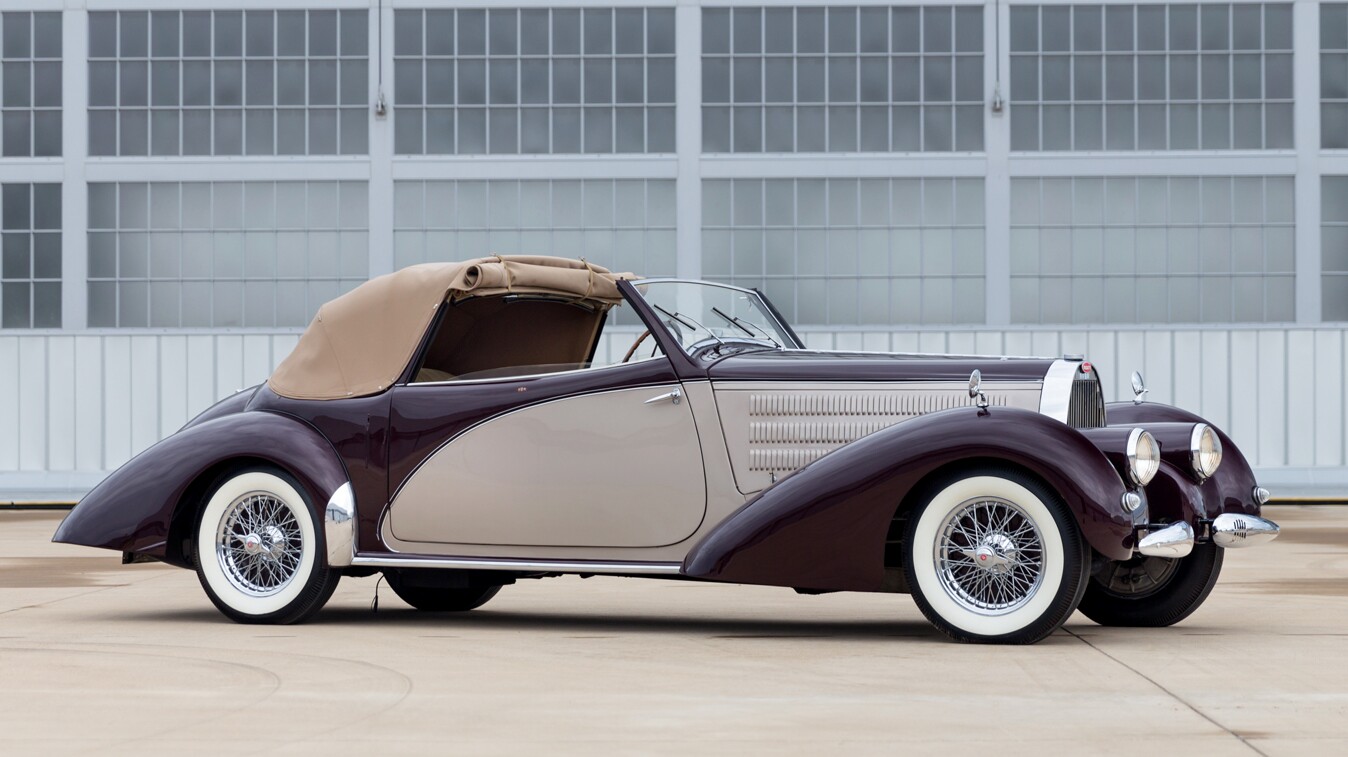 1939 Bugatti Type 57C Cabriolet | Estimate: $1,500,000 to $2,000,000 | Official Auction Description: Gooding & CoLot 143