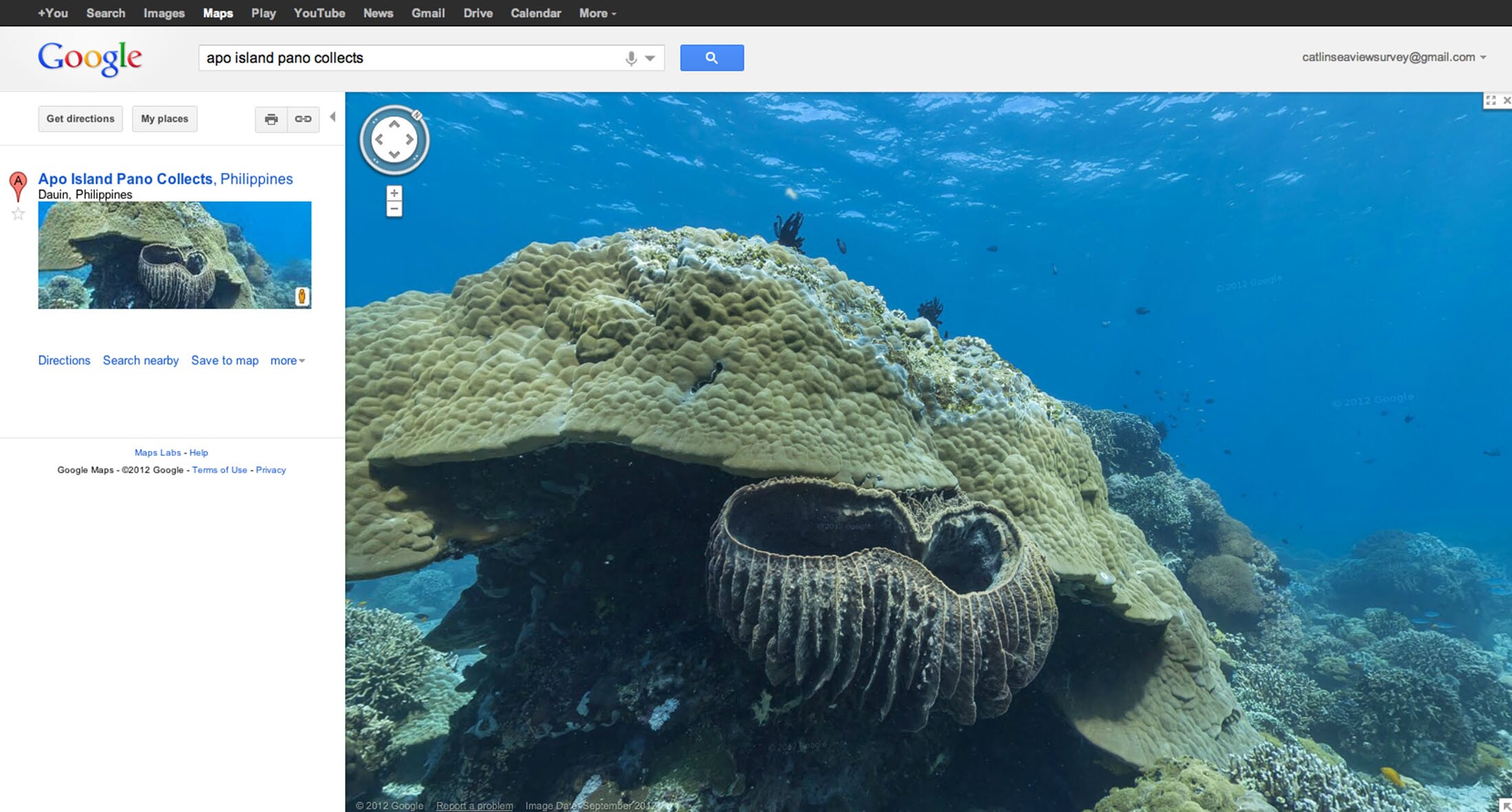 Google Maps takes Street View underwater