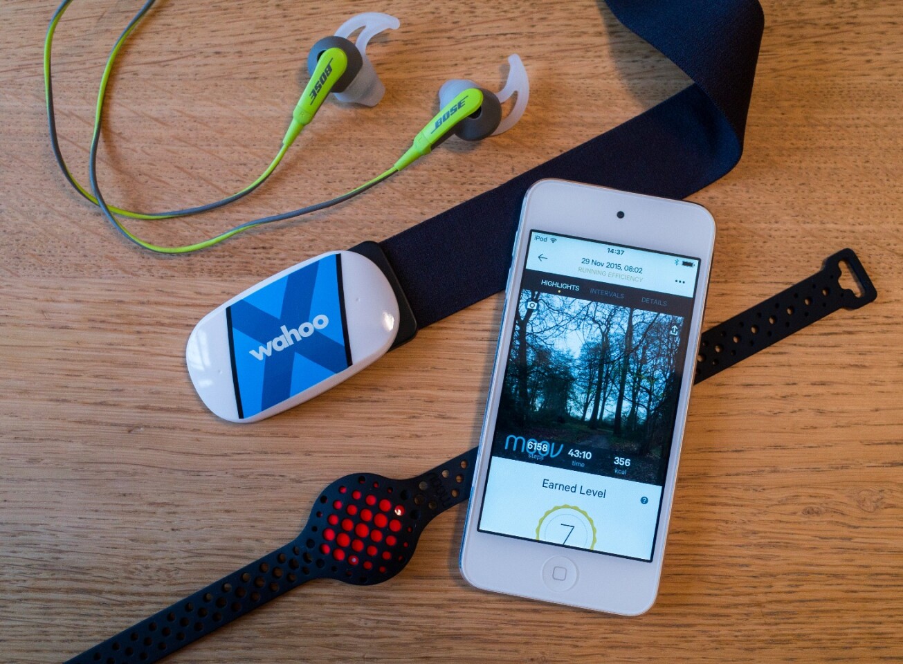 Using the Moov Now can involve taking quite a bit of tech on your workout