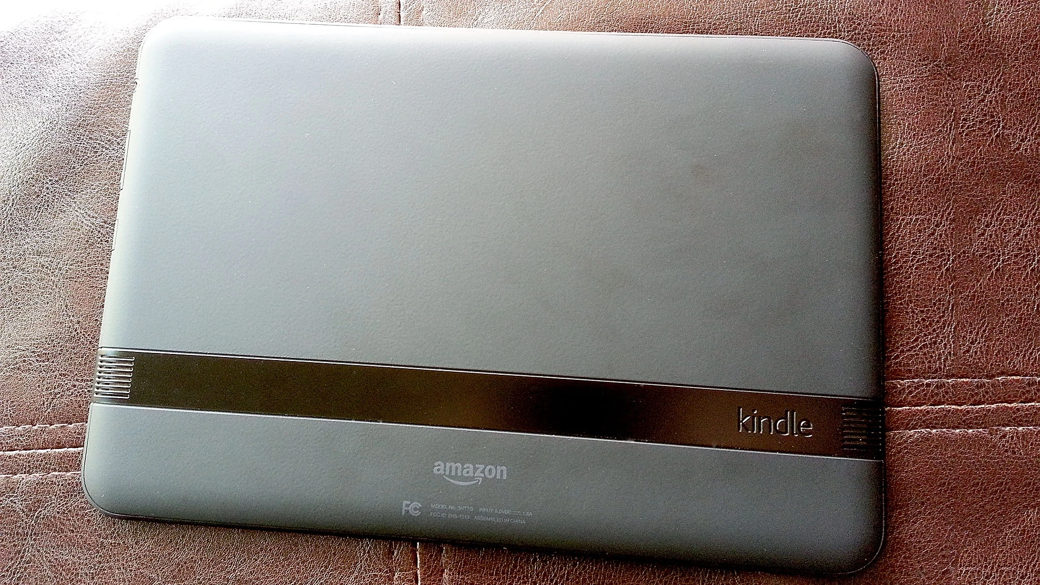 The Fire's plastic backing is comfortable to grip
