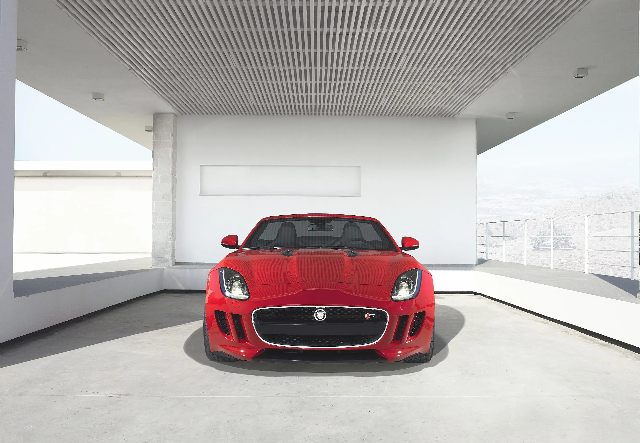 One of the more distinctive features of the F-Type is its "shark gills"