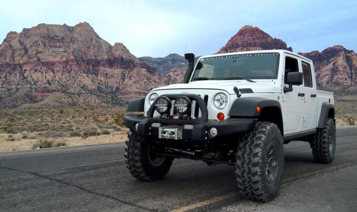 Brute Double Cab four-door Jeep Wrangler pickup conversion