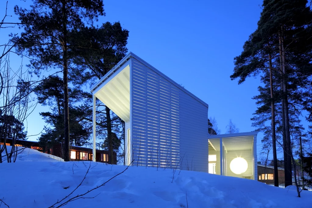 Designed by architect Marco Casagrande, the unique home took one year to design and another year to complete construction