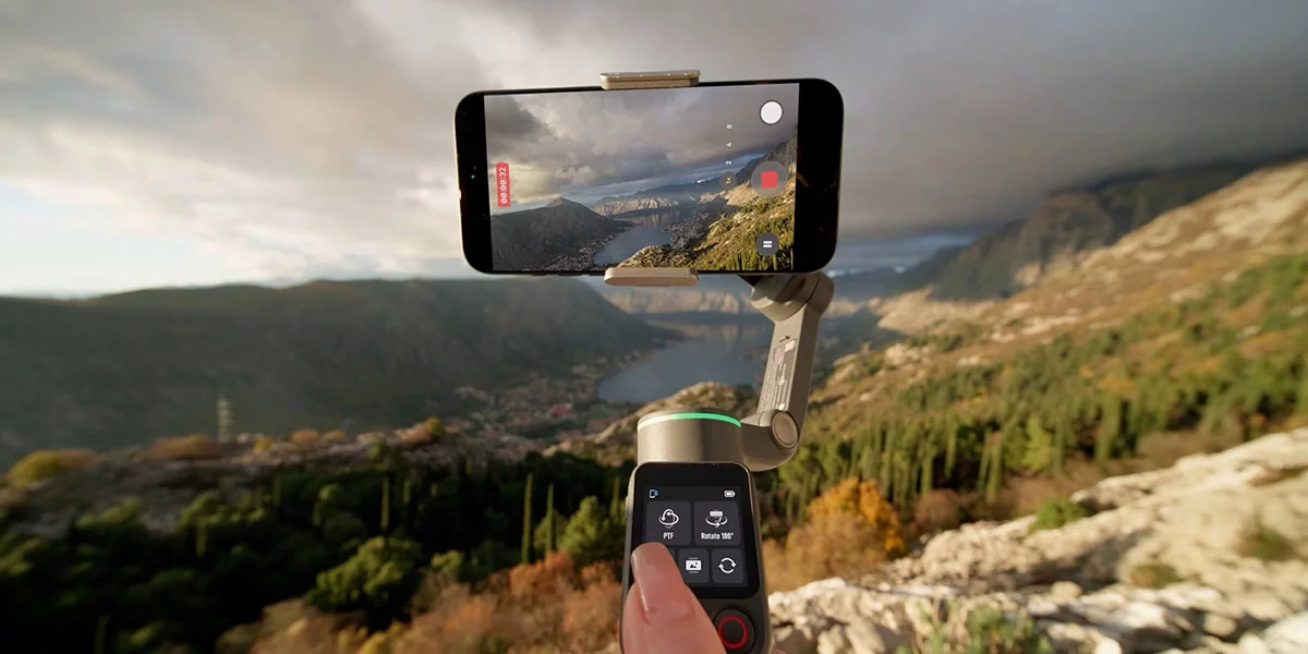 The touchscreen enhances ease of use on a gimbal that's already pretty capable