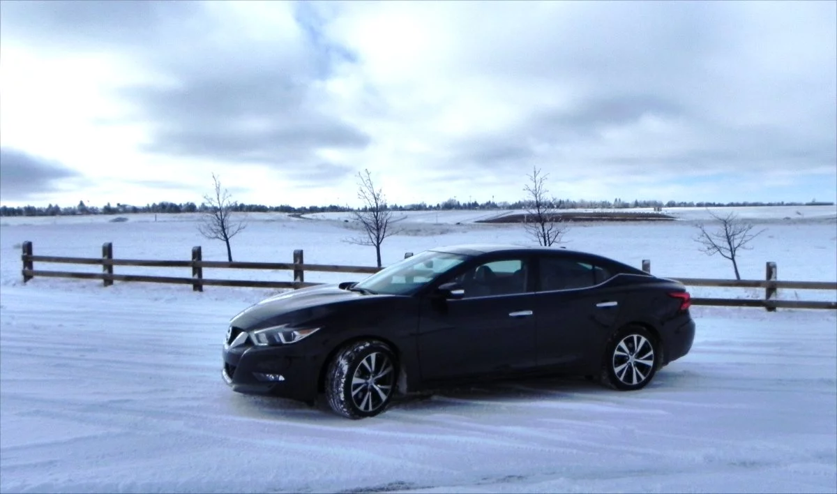 Nissan calls this new Maxima a track-tested, fighter jet-inspired sedan whose sportiness is only eclipsed by its fuel efficiency and practicality