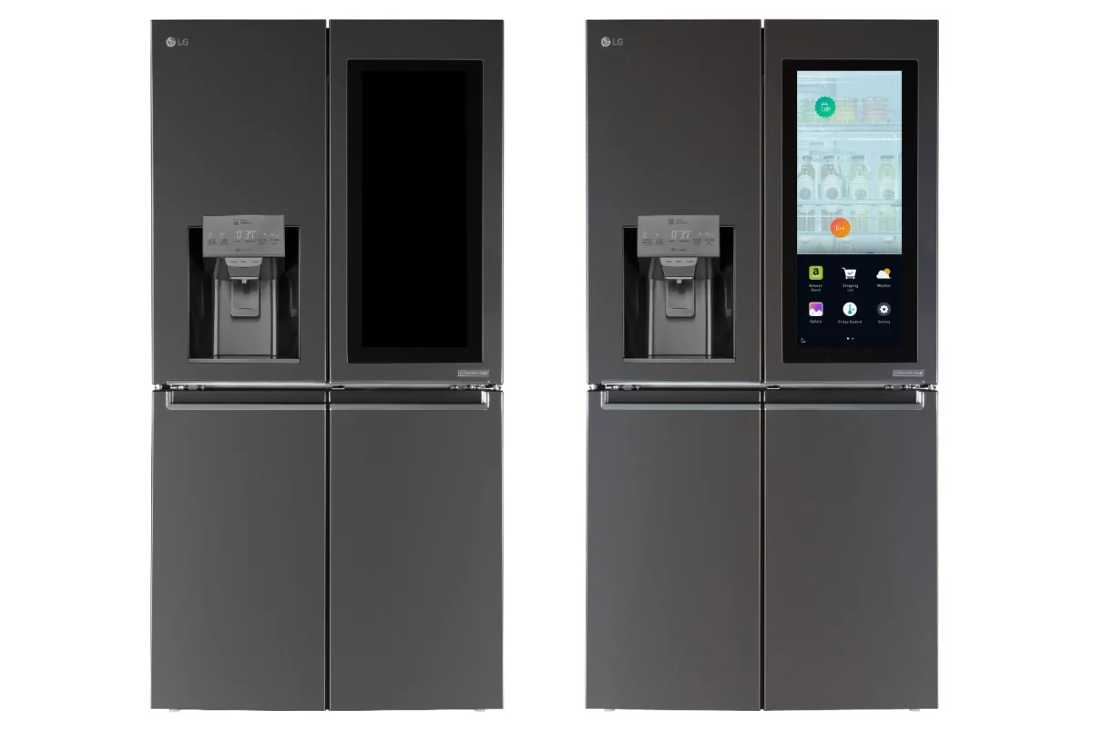 LG's Smart InstaView Door-in-Door refrigerator lets you see what's inside from near or far