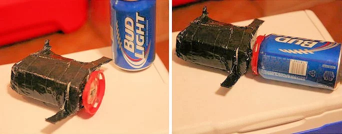 Early prototype for the Spin Chill Beerouette (Photo: Spin Chill)