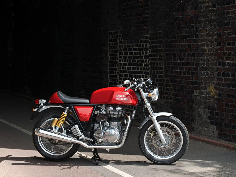 Royal Enfield's Continental GT: looks and presence to spare.