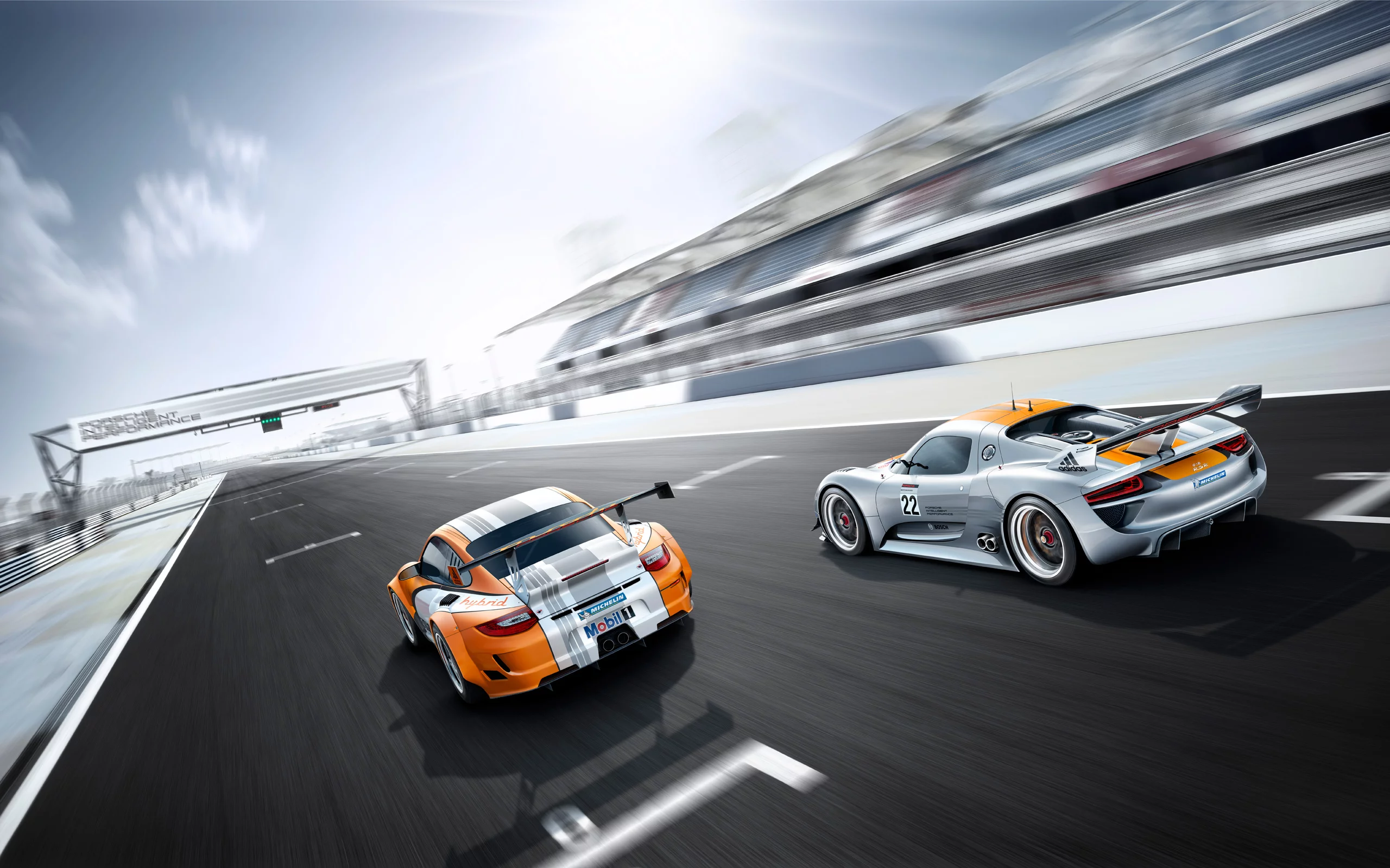 The 918 RSR Porsche and the 918 Spyder were just two of the Porsche stable of hybrids