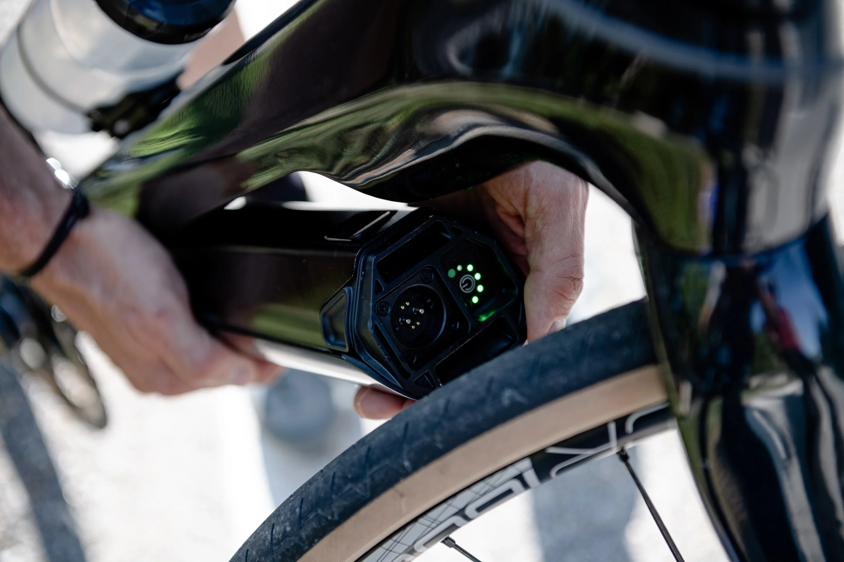 A Fazua Evation-equipped bike can quickly lend its e-drive to another and ride as a traditional pedal bike