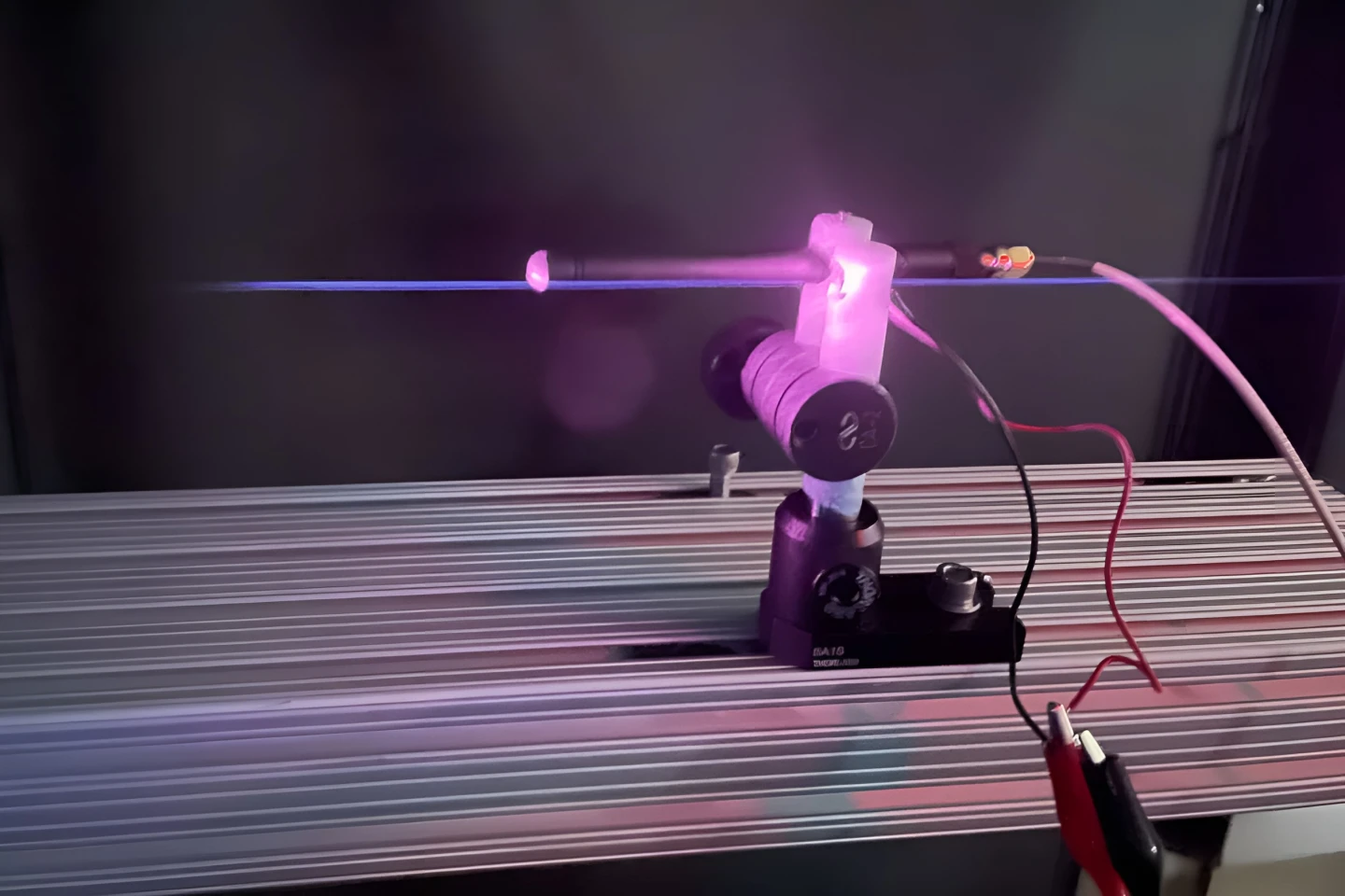 North Carolina State University's laser-generated plasma beam antenna