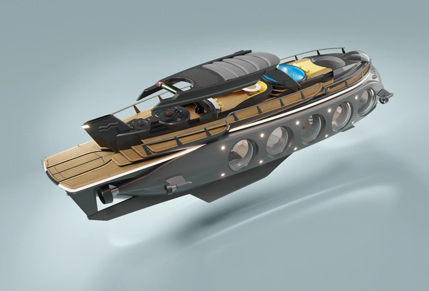 When you're spending 25 million on a watercraft, you expect some color options