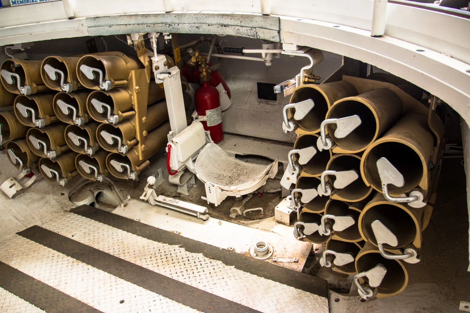 View of the armament inside the M60A3 Patton Tank