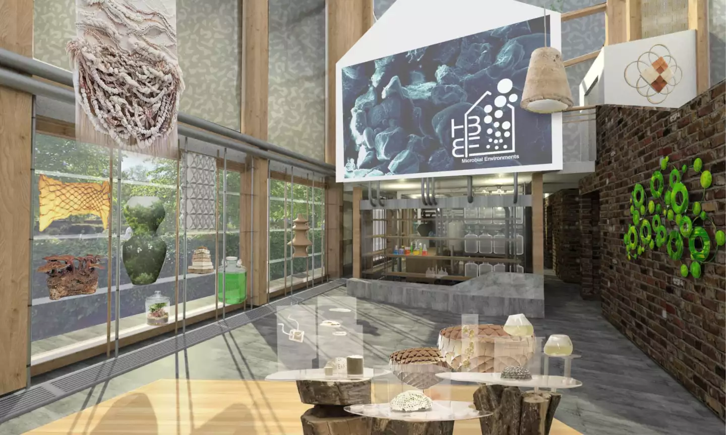 The Ome is an apartment made from living materials and construction is expected to be completed later in the year