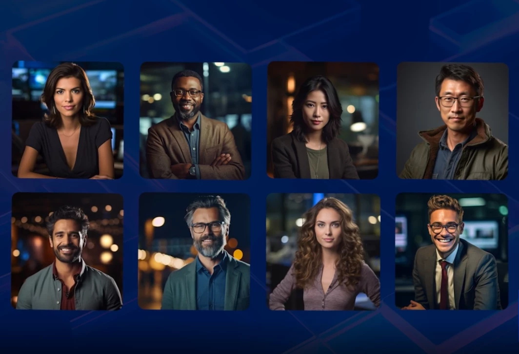 Any news anchor you like – and they're not that much faker than the real ones!