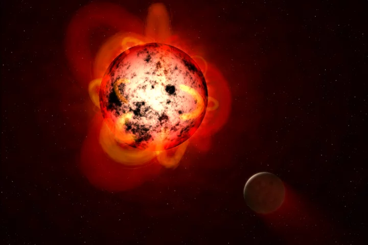 15 new exoplanets have been confirmed from Kepler data, orbiting red dwarf stars like that shown in this NASA illustration
