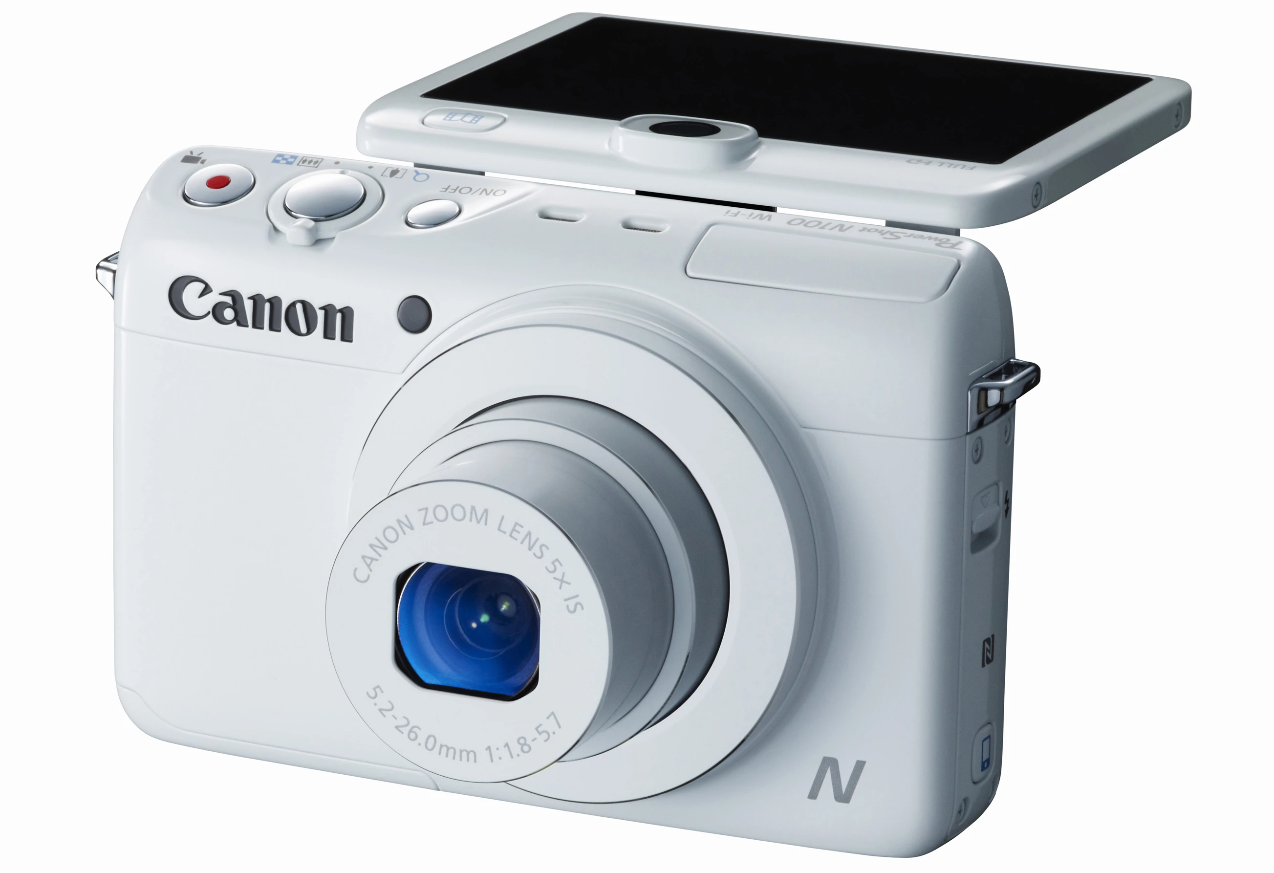 The Canon Powershot N100 can embed a photo of you taking a photo into your photo