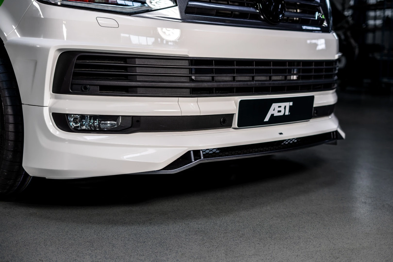 ABT's performance e-Transporter tune includes a variety of aerodynamic upgrades, front to back