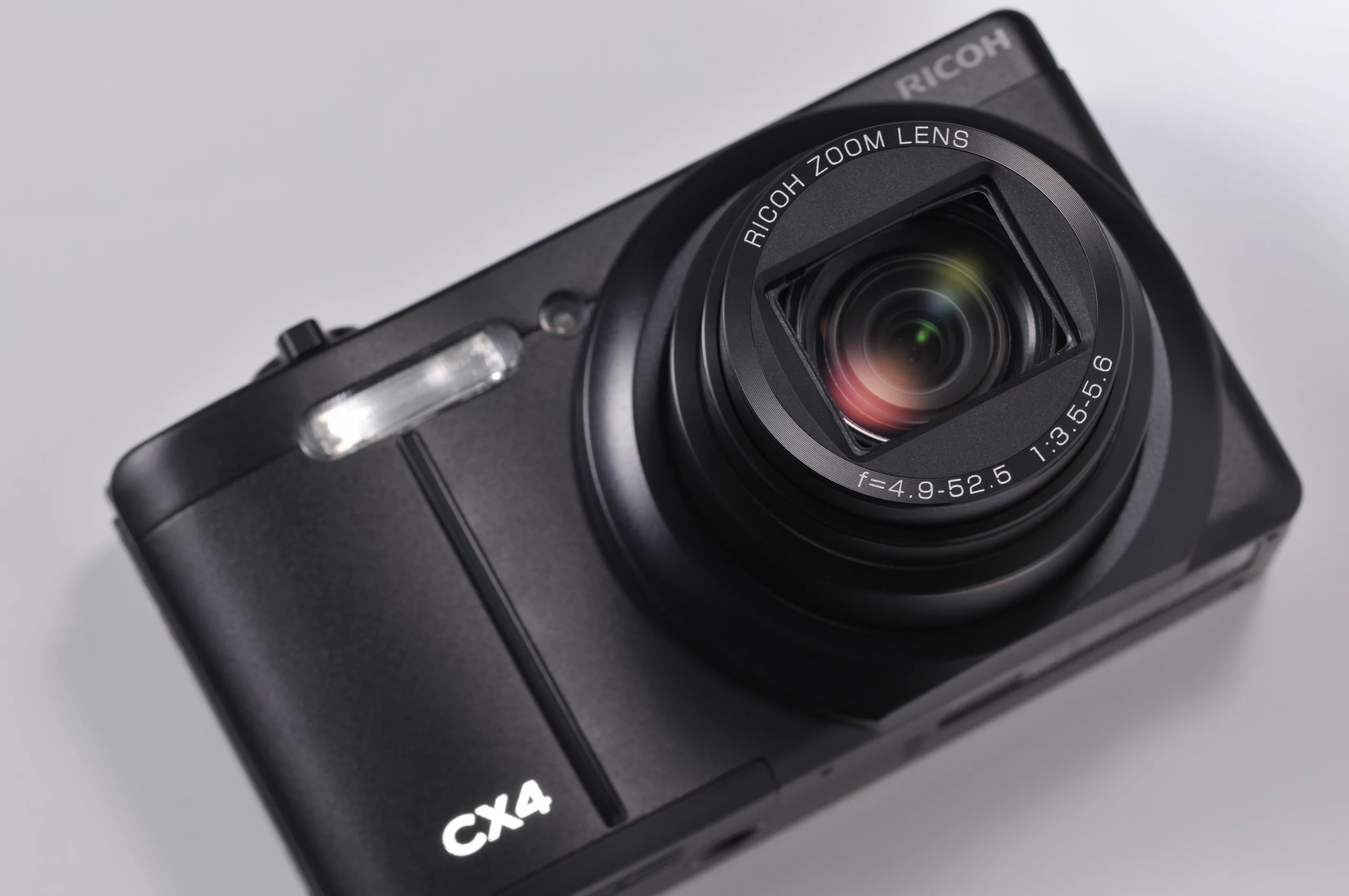Close-up of the CX4 with the lens open