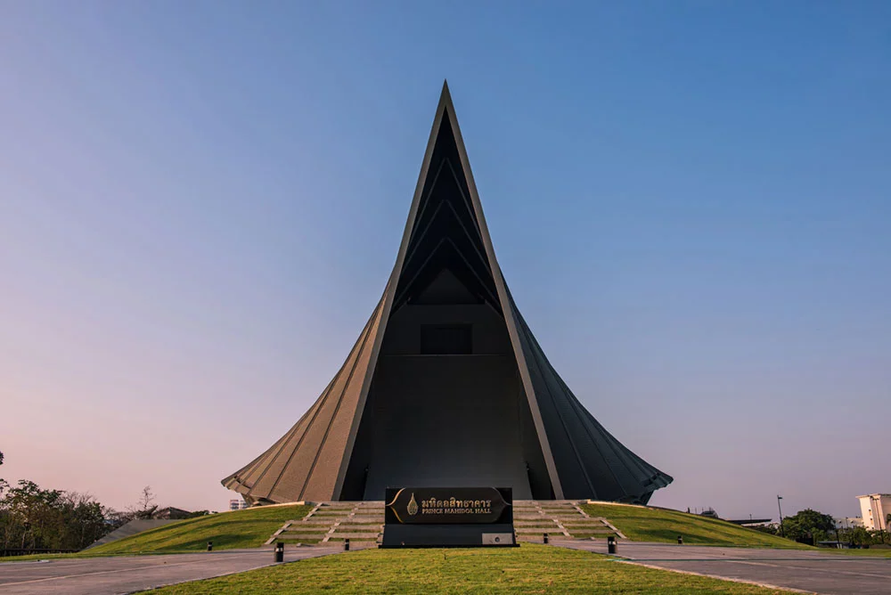 Prince Mahidol Hall, the largest concert hall in Thailand. By Architects 49 Limited and winner under the "Sports and Recreation" category of the 2018 International Architecture Awards