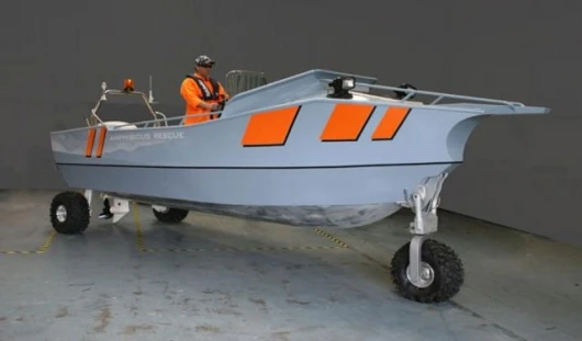 The New Sealegs Amphibious Rescue Craft
