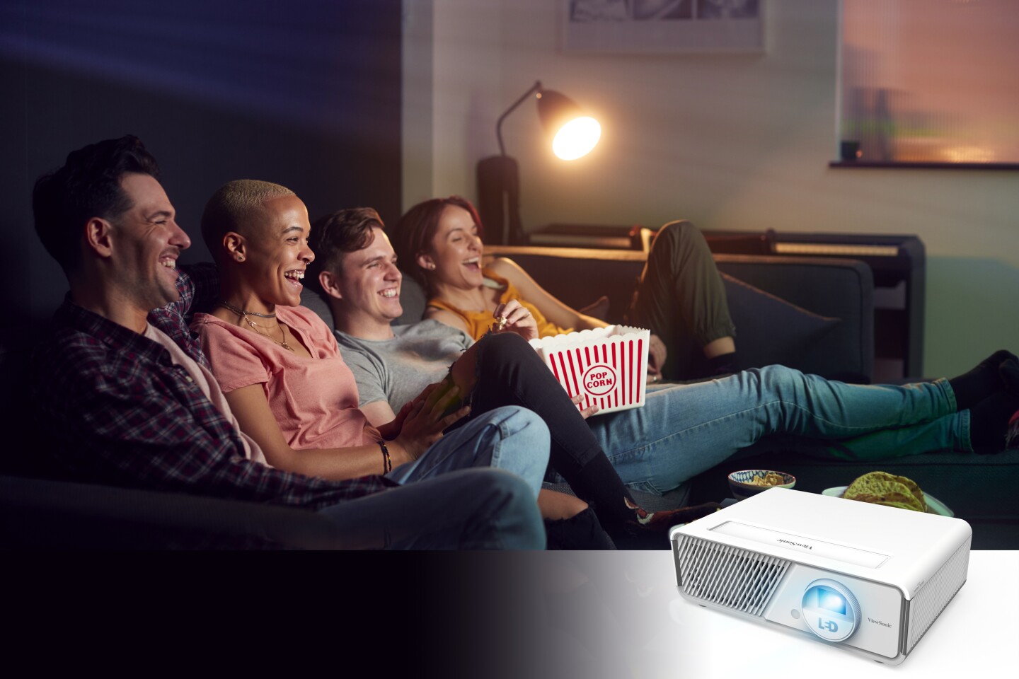 The X1 and X2 Full HD home theater projectors are reported bright enough for use in ambient lighting, support 125 percent of the Rec.709 color gamut and rock built-in Harman Kardon speakers