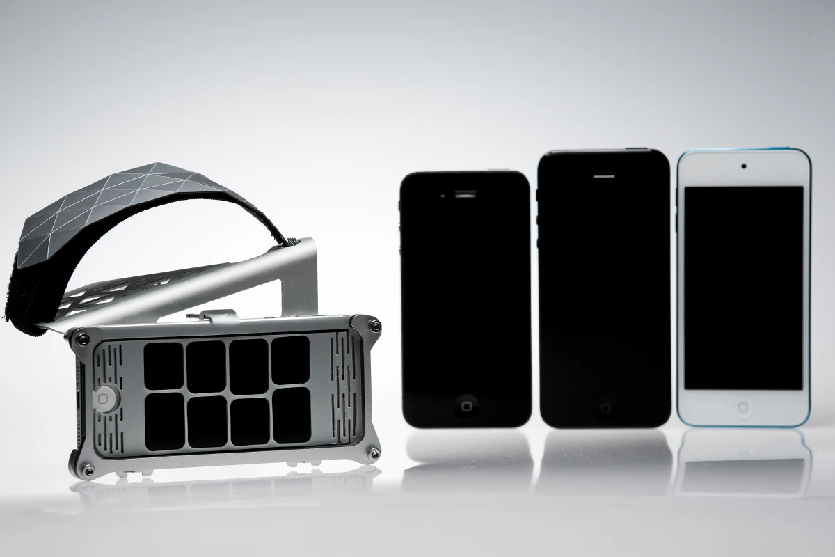 The Motion Synth is designed to let users play and alter music with their iOS device's motion sensor