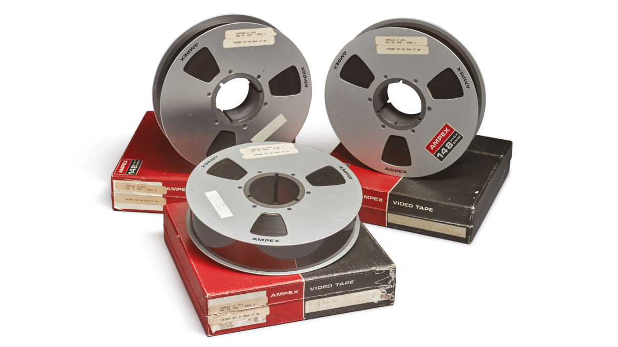 The original, first-generation NASA videotape recordings of the Apollo 11 Lunar EVA | Auction Description | Estimate: $1,000,000 to $2,000,000 | Auction Date: July 21, 2019