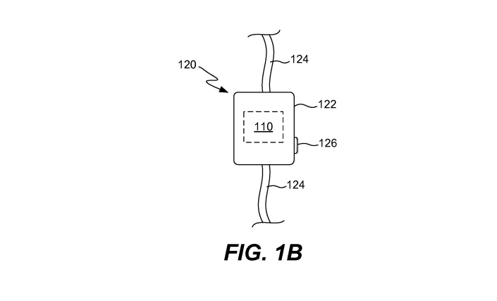 A drawing of the controls from Apple's patent