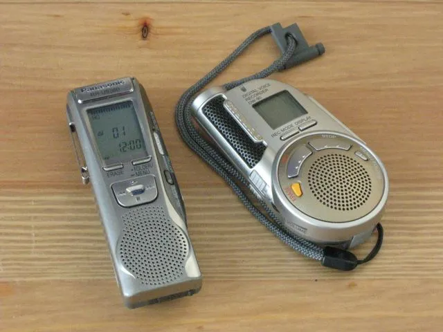 Digital audio recorders used by Paranormal Explorers