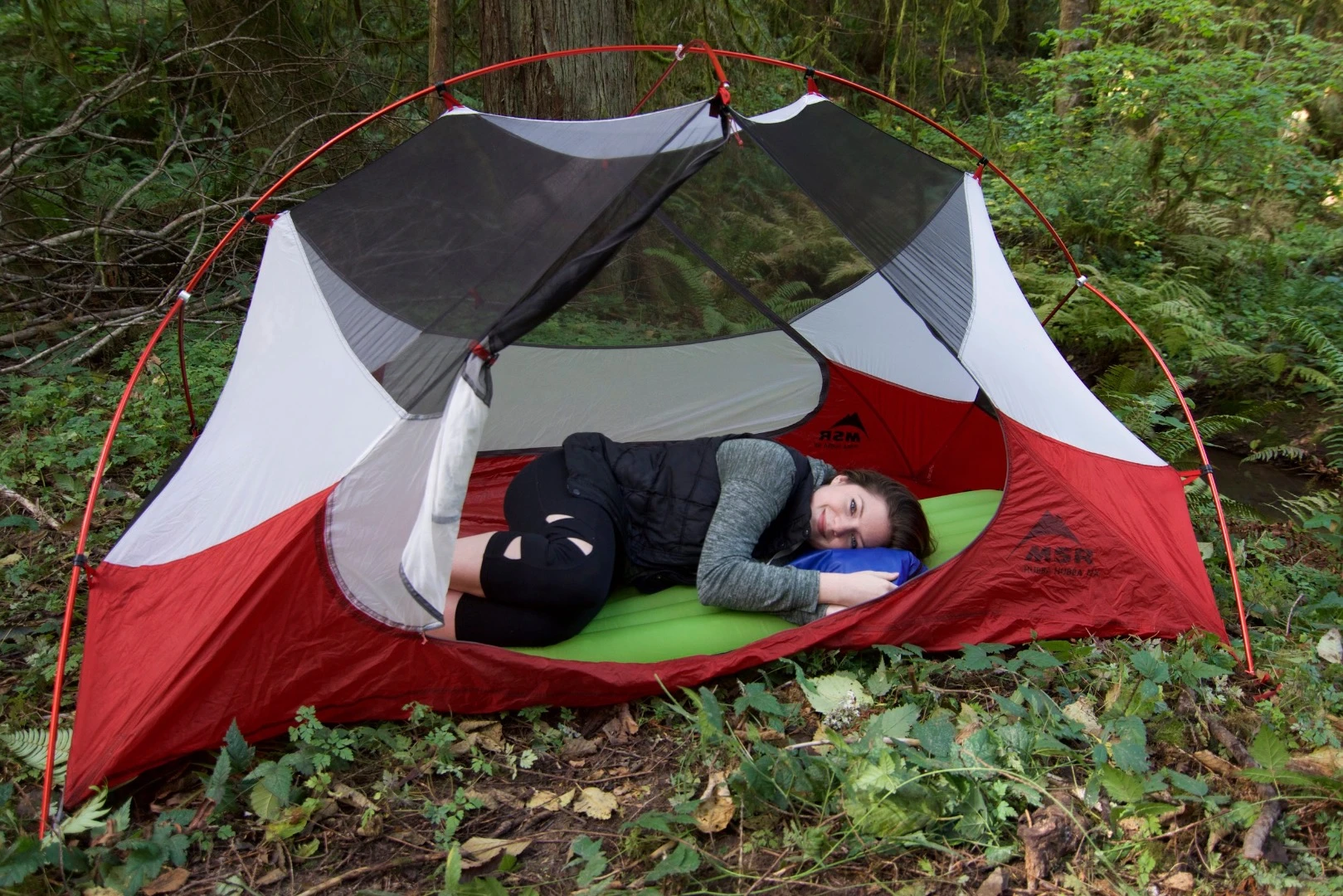 It's not a huge air mattress, but should do the job for most people