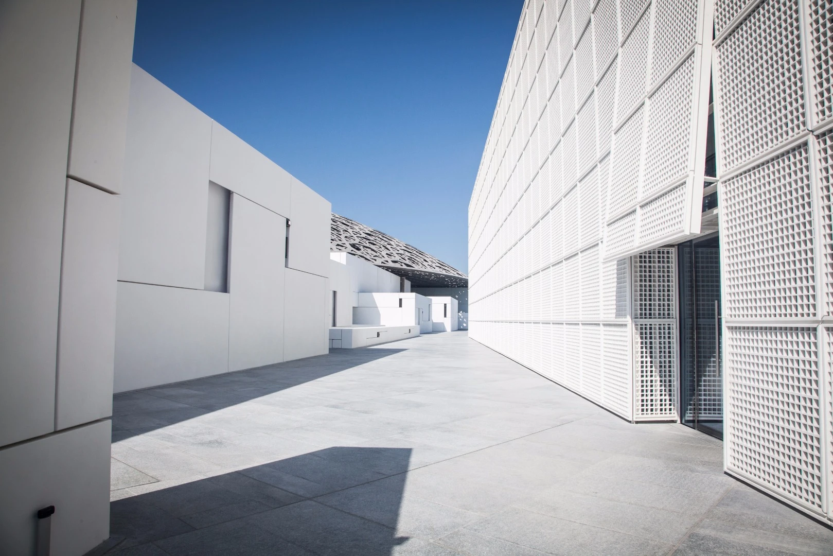 The Louvre Abu Dhabi is actually made up of 55 detached buildings and is intended as a man-made archipelago