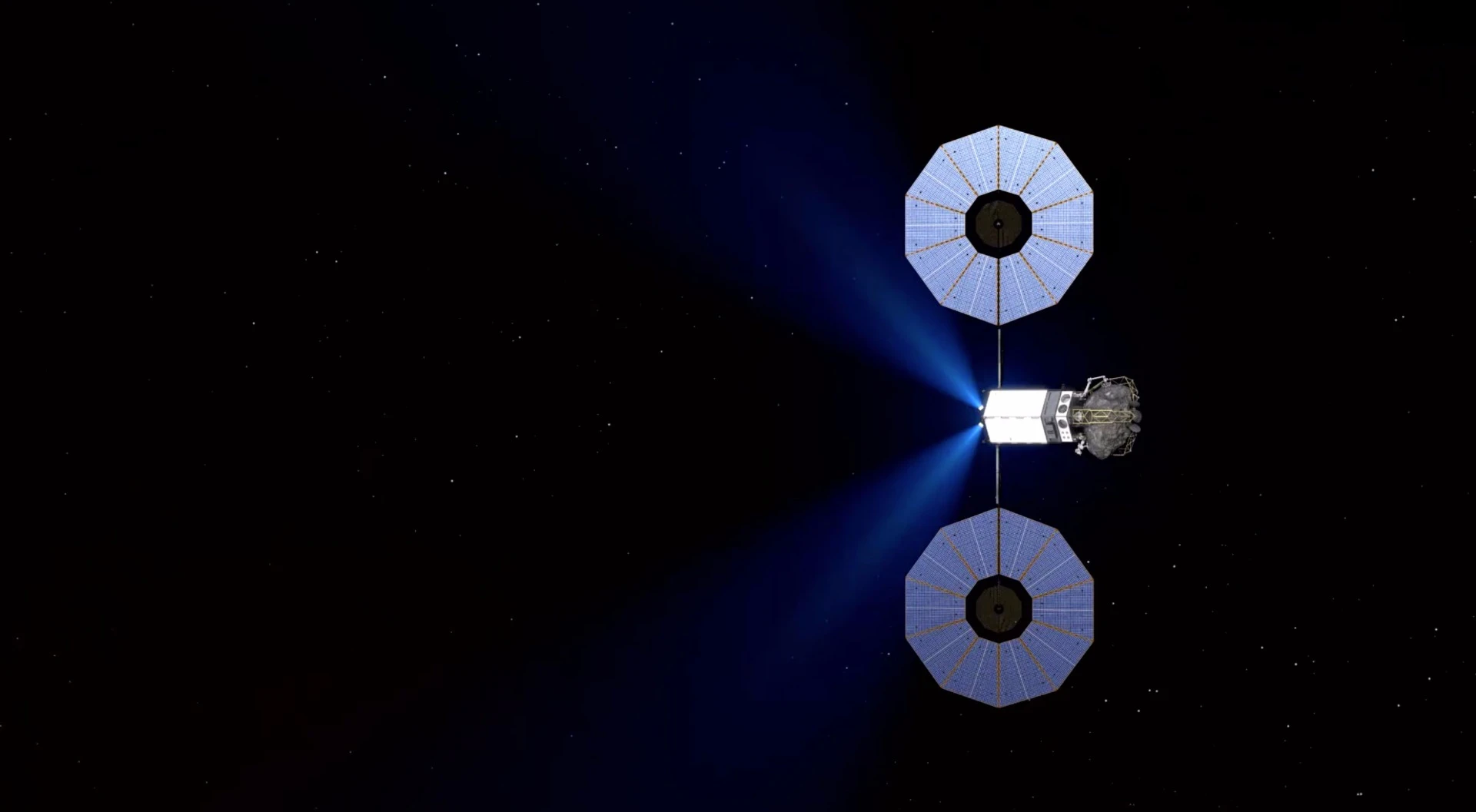 Artist's concept of an asteroid retrieval probe