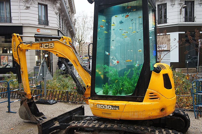 The excavator aquarium in Lyon in 2017