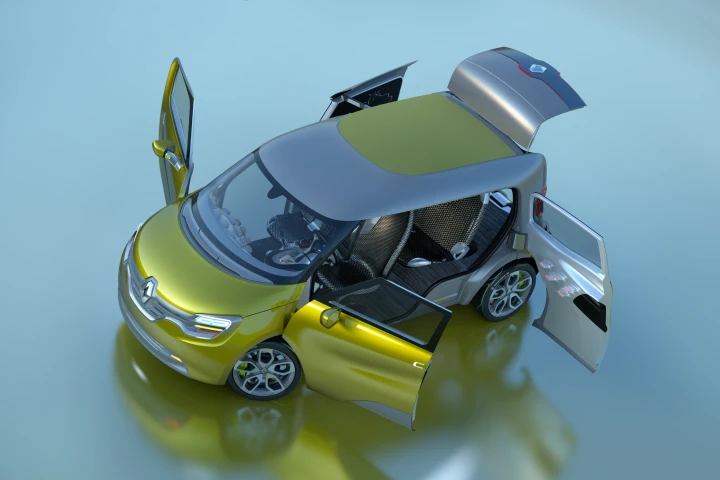 Renault FRENDZY concept vehicle caters to the combined needs of work and family
