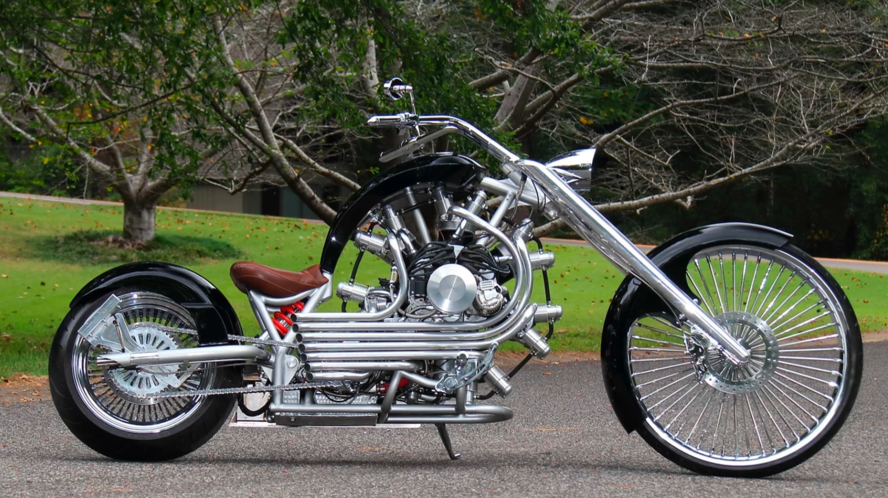 Part airplane, all functional art, four-only: the JRL LUCKY7. This bike sold for roughly one third of replacement cost.