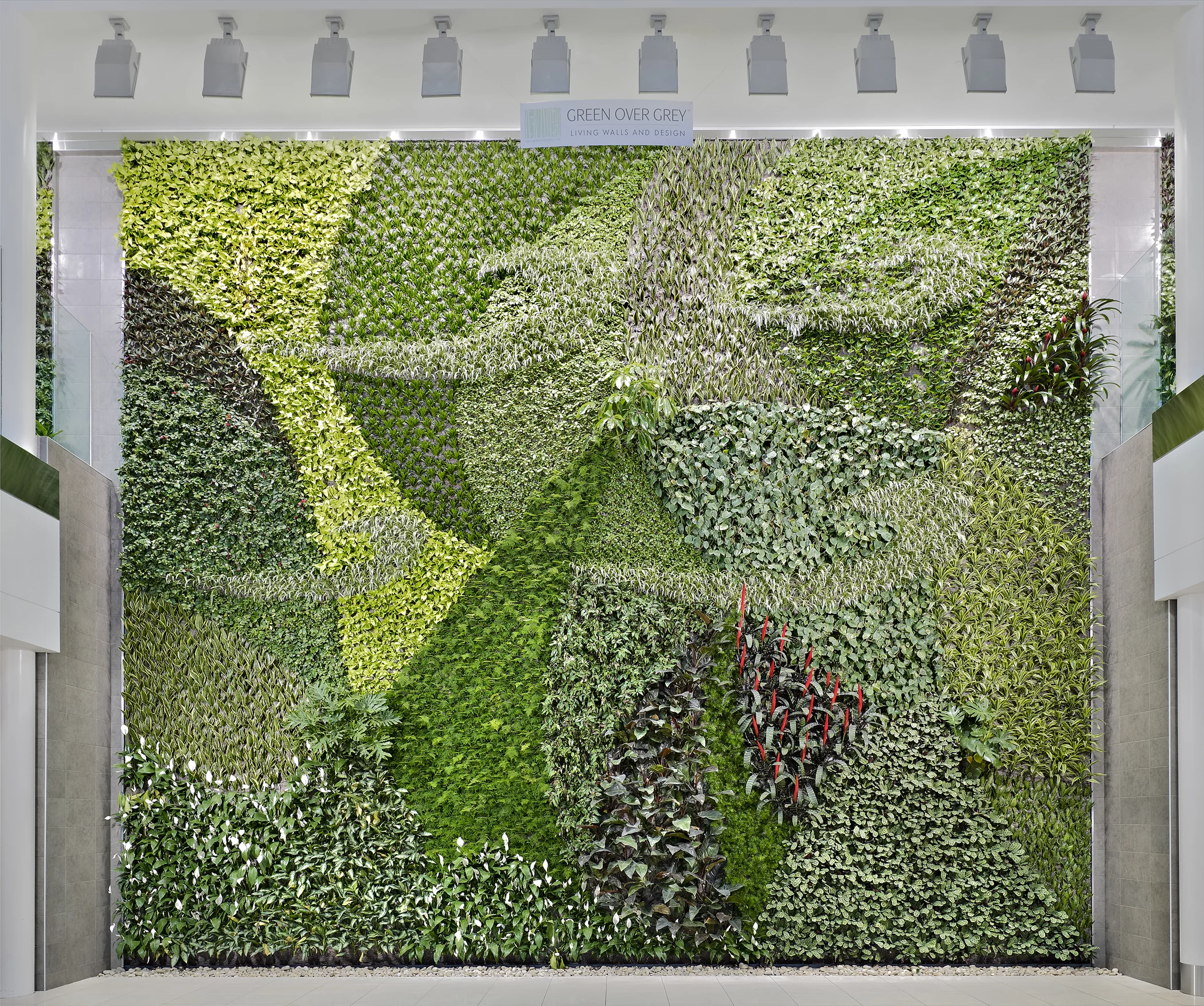 The main wall of the triptych installation (Photo: Merle Prosofsky)