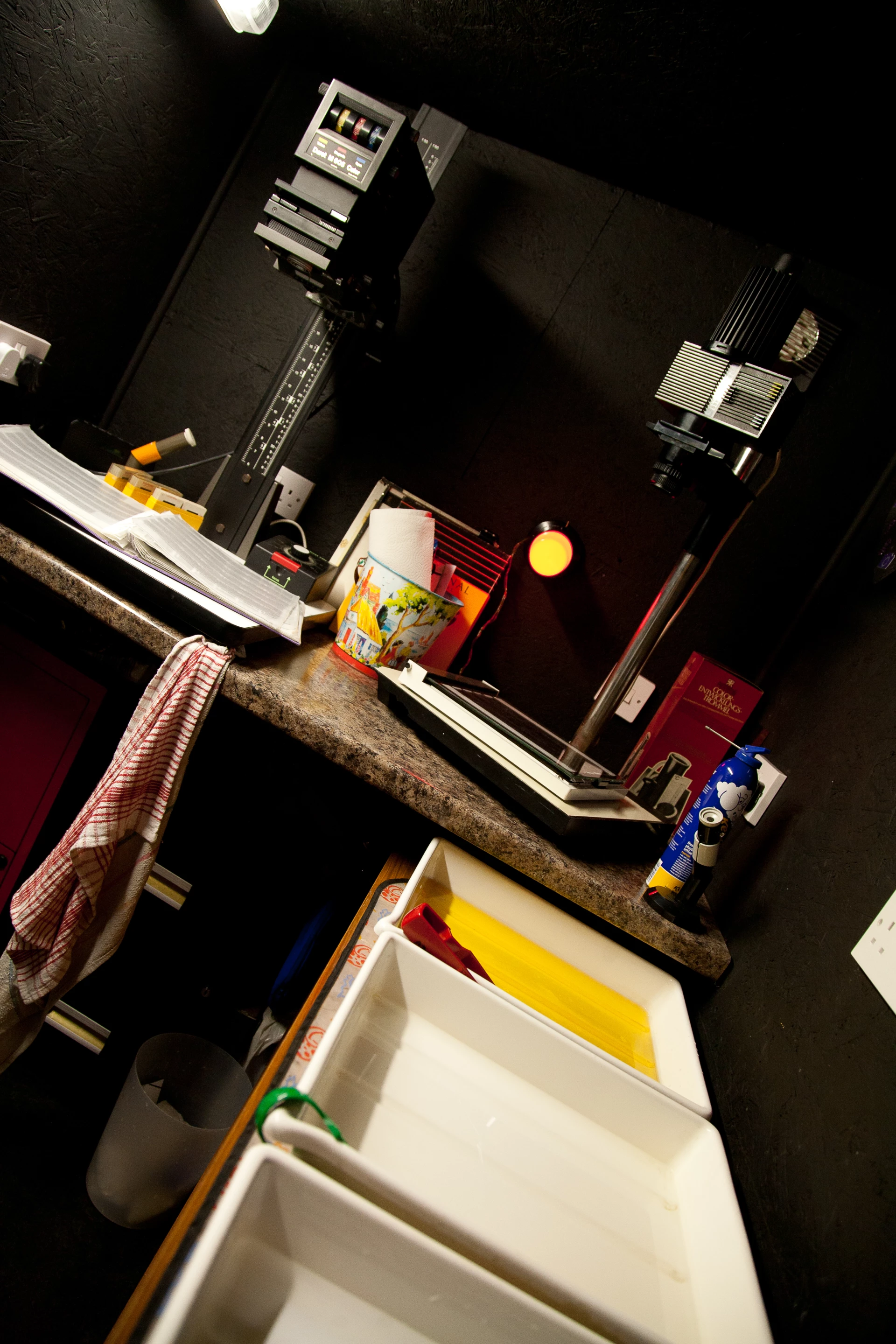 The Just Lovelly Darkroom, by Georgina Lovell, is a photography darkroom which Lovell uses to process and print her photography. She also plans to give lessons from it in the future. The project is a finalist in the Workshop/Studio category