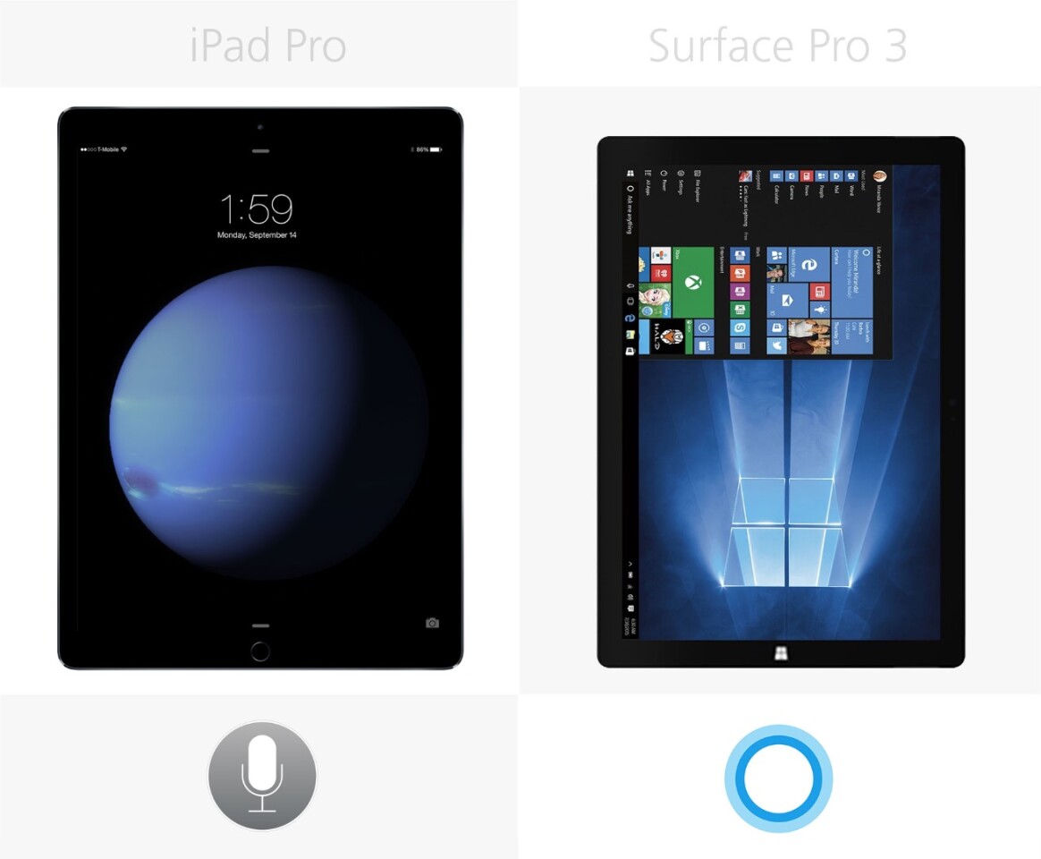 Virtual assistants (Siri and Cortana)