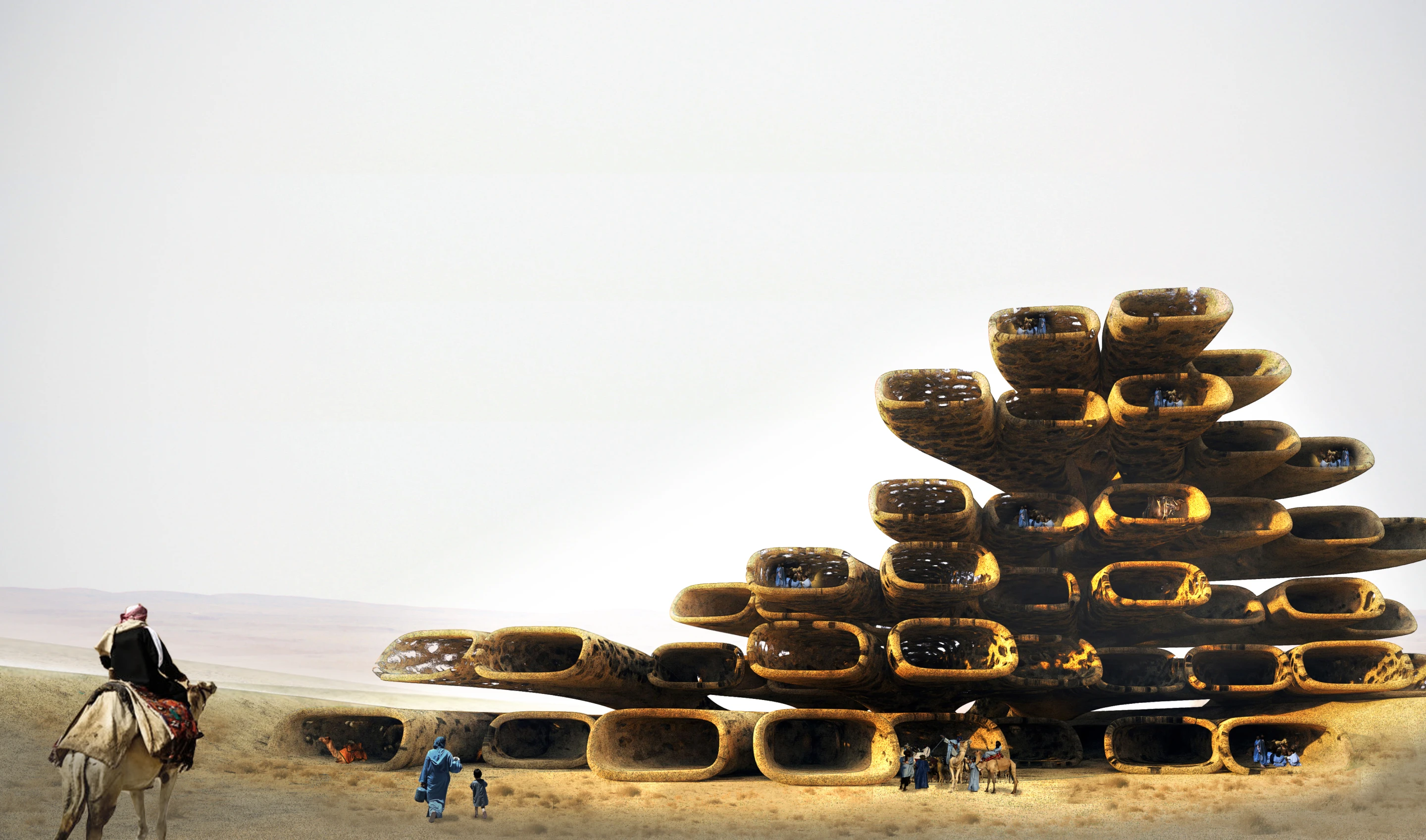 The bubbles once covered in sand (Image: XTU)