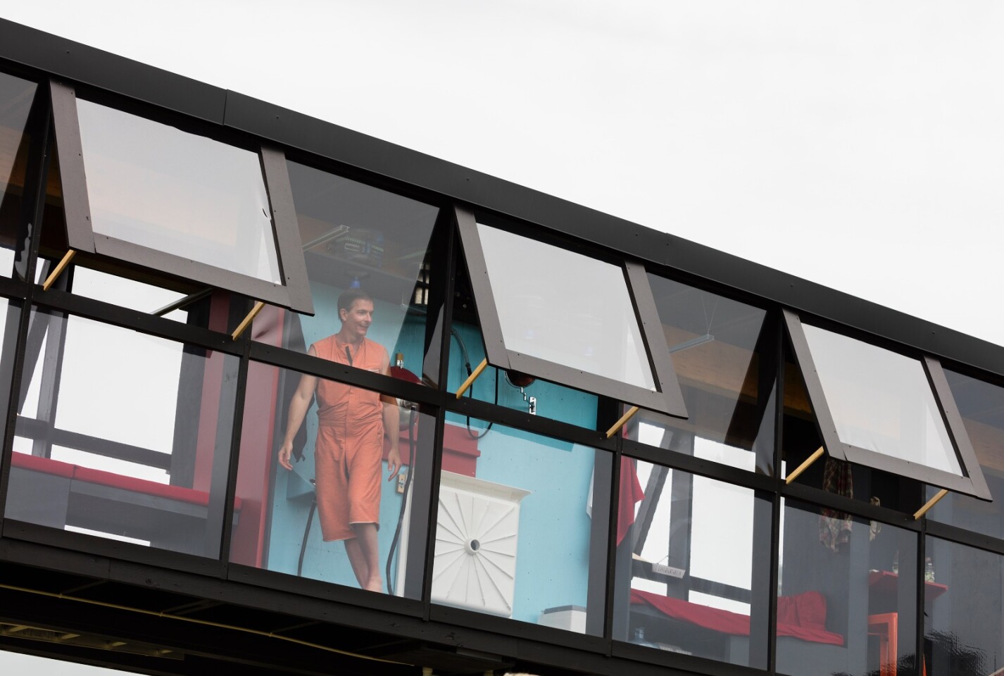 You might think that living in a constantly moving house would be a bit disorienting, but the architects say that's not the case