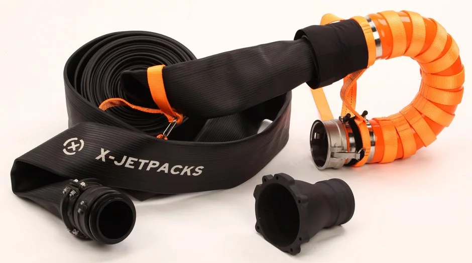 The X-Jetpacks H3X kit converts a PWC into a jetpack engine