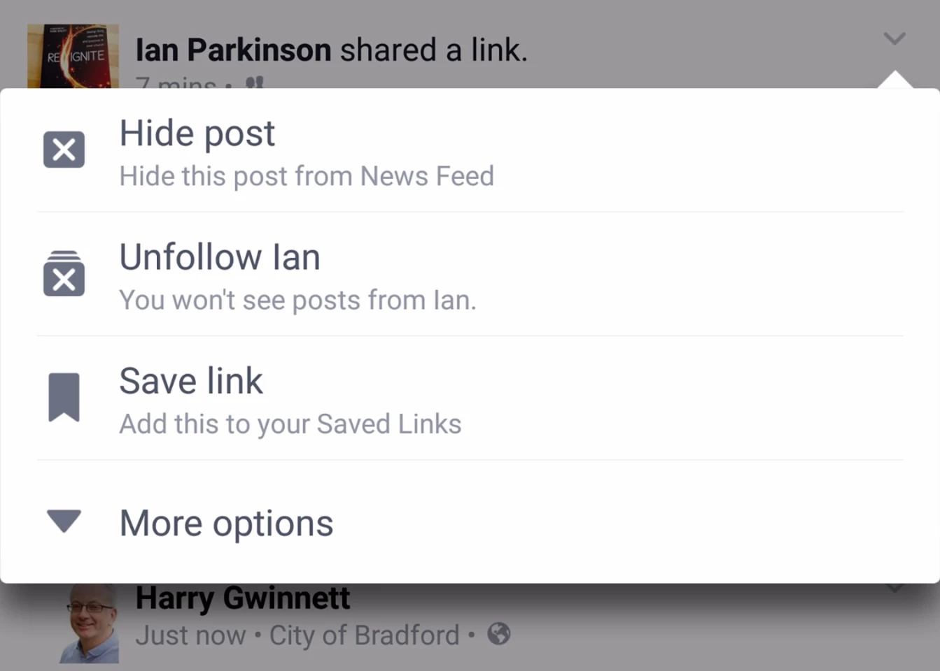 Save links to read later