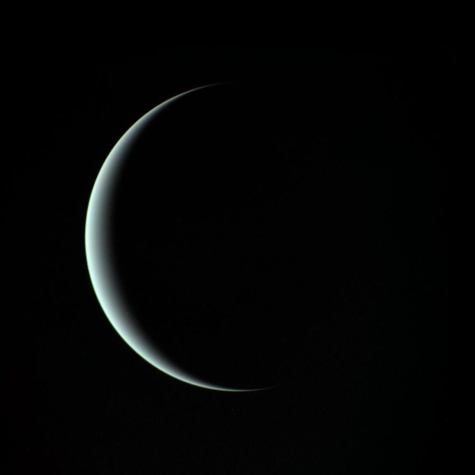Uranus as seen from Voyager 2
