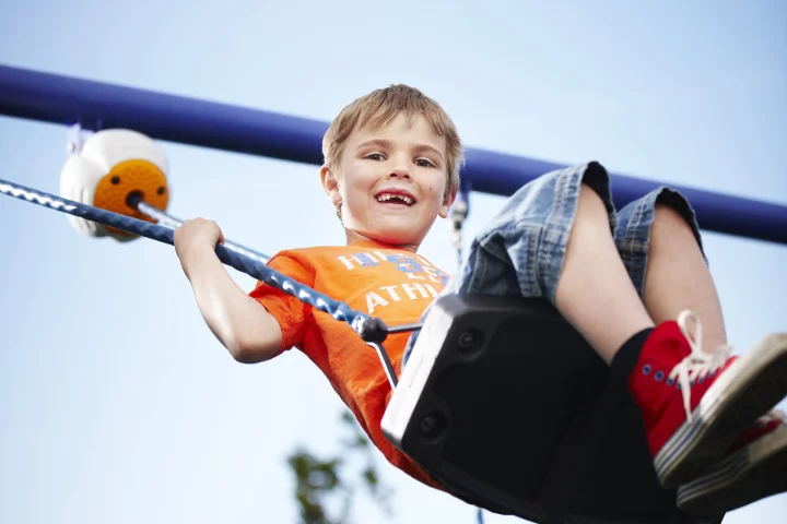 The solar-powered Son-X Octavia attaches to any swing and gives audio cues to encourage kids to go higher
