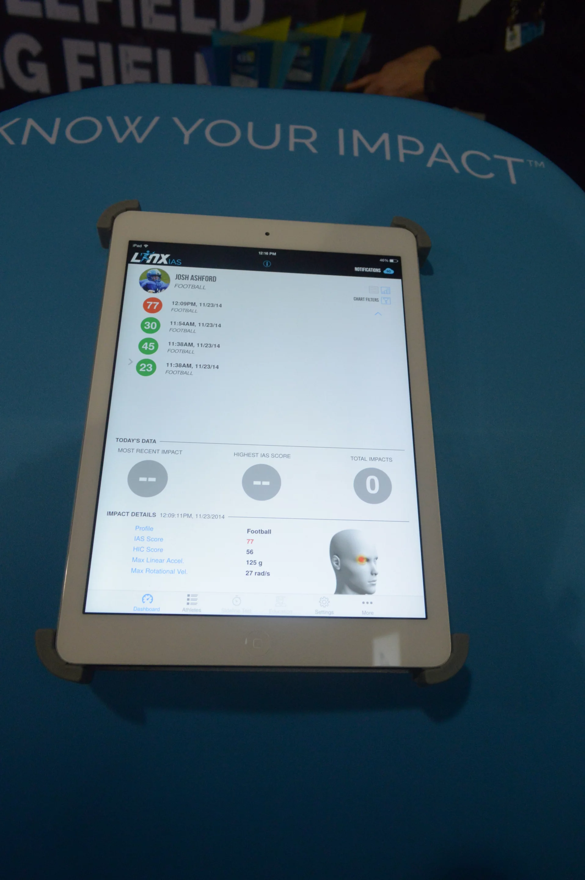 The Linx IAS works with an accompanying mobile app