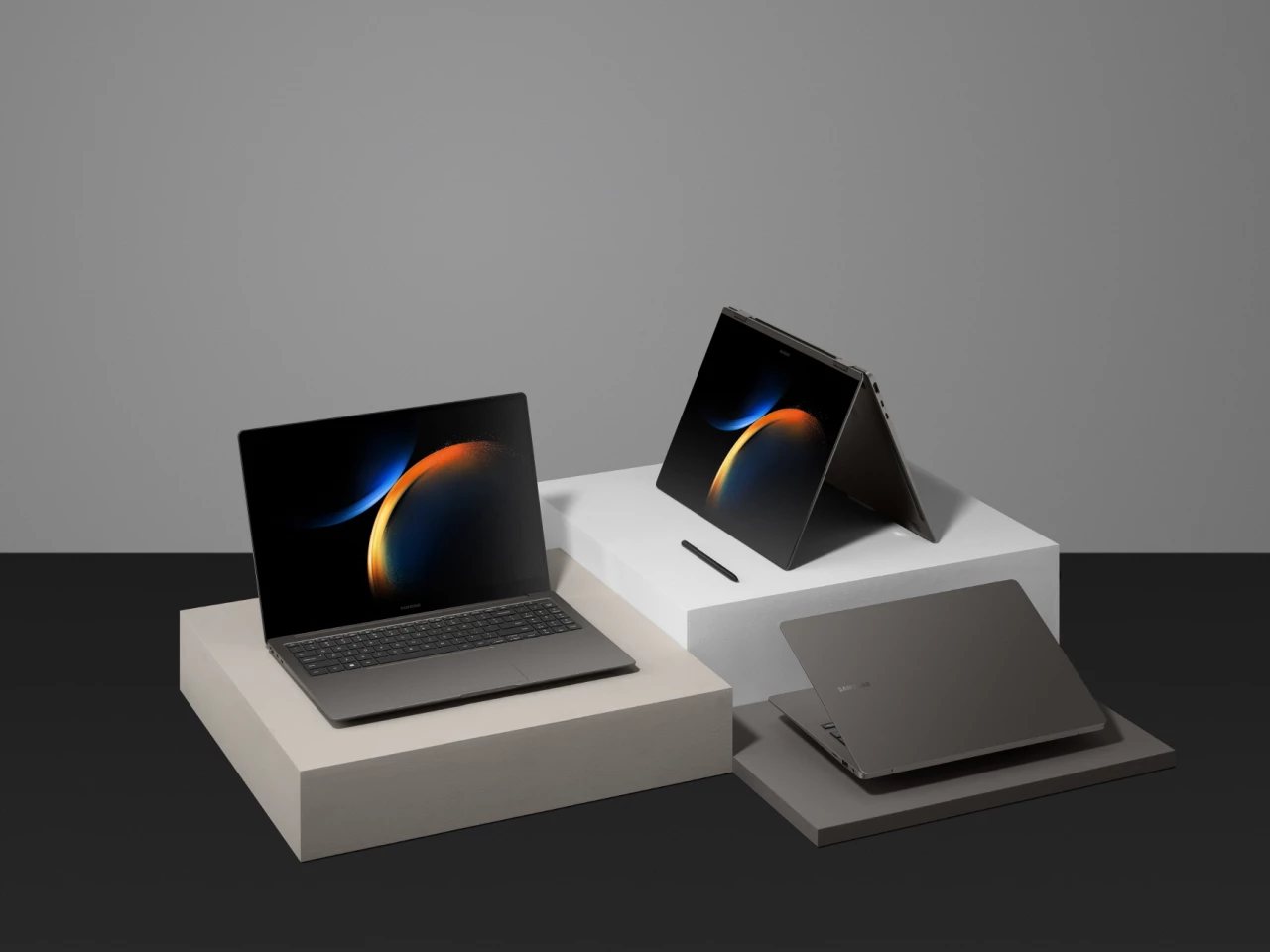 The Galaxy Book3 2-in-1 laptop series comprises the Pro, Pro 360 and Ultra models