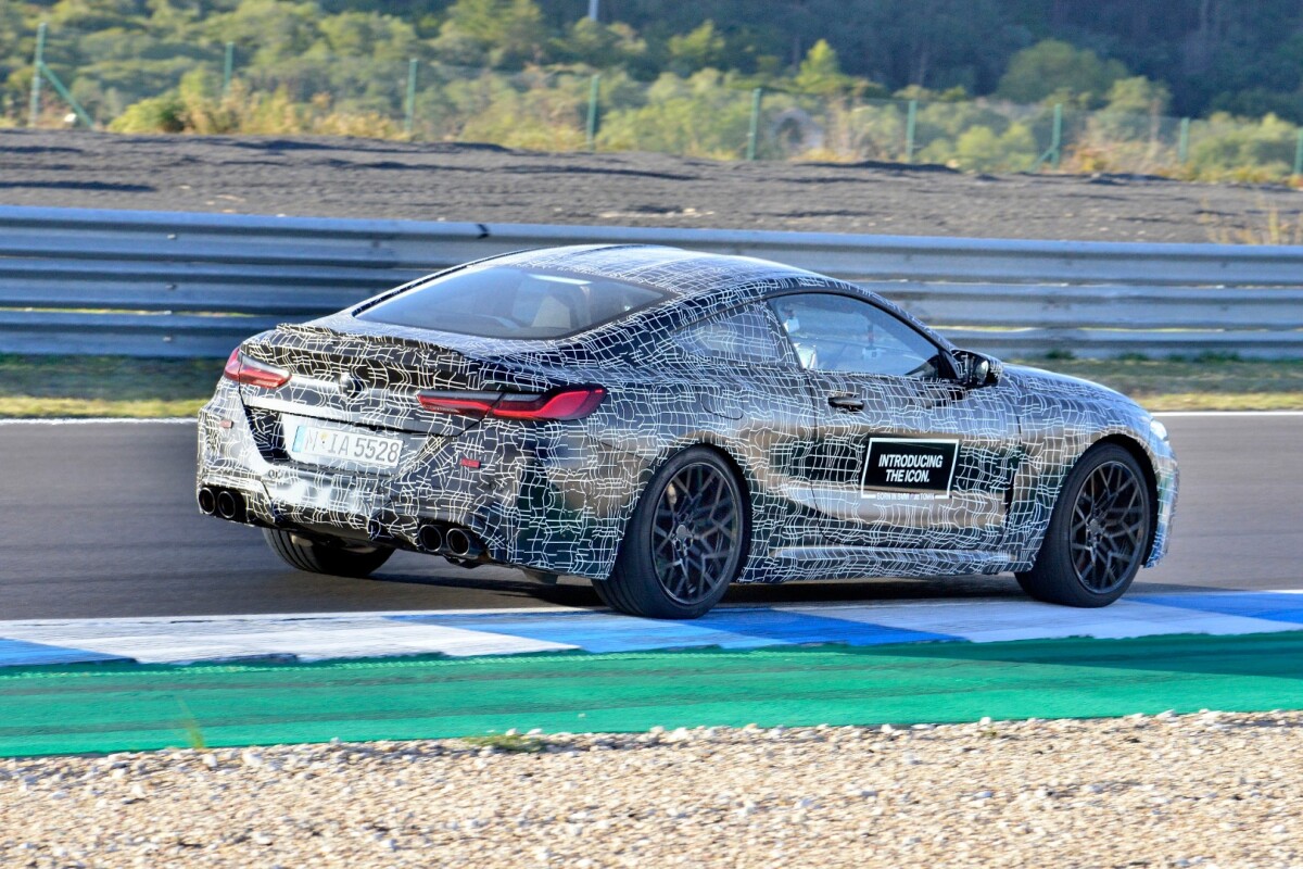 BMW M8 prototype testing