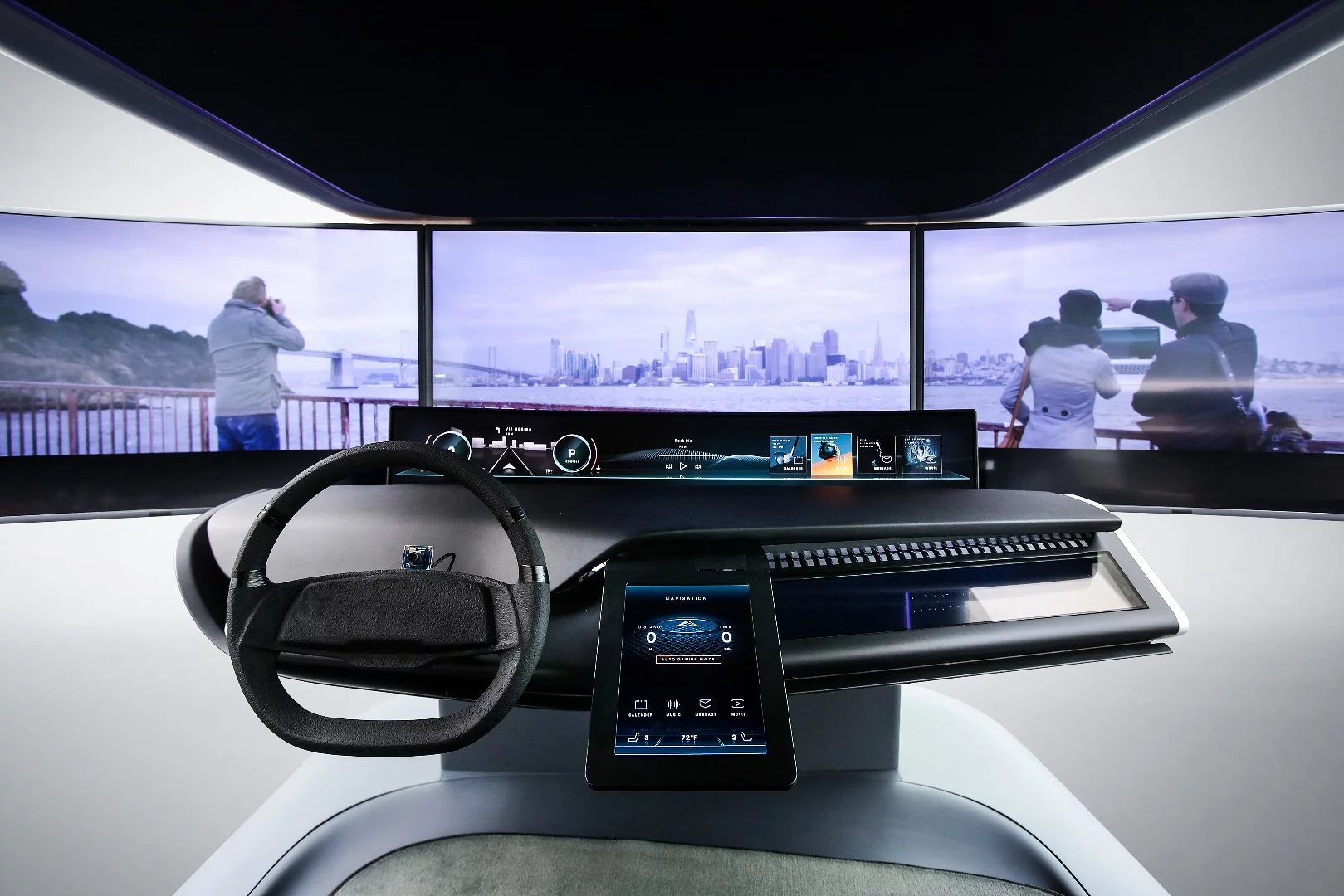 Kia's CES display focuses on its ACE strategy - that is, autonomous, connected and eco/electric